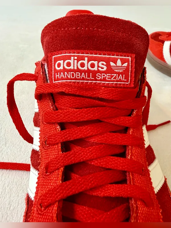 ADIDAS Women’s Handball Spezial Scarlet Cloud White Size 8 - Image 10