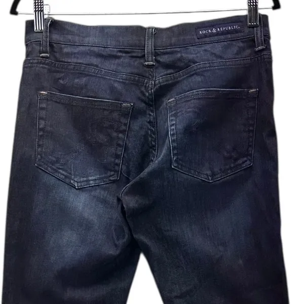 Rock And Republic‎ Straight Leg Jeans Blue 10 - Image 4