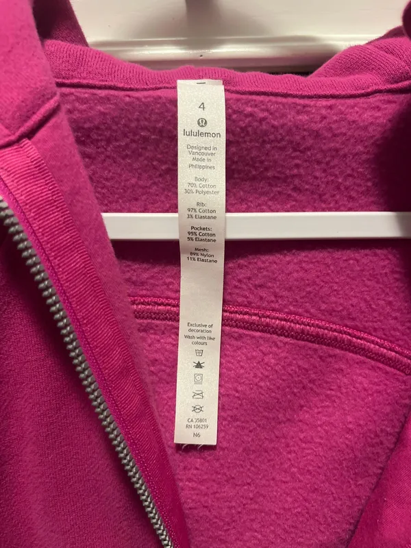 Lululemon Lulu Full Zip Scuba - Image 3