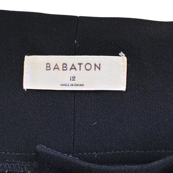 Aritzia Babaton Power Pant Paper Bag Belted Trousers Black - Image 6