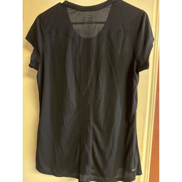 Nike Womens Black Dri-Fit Running T-Shirt Size L - Image 6