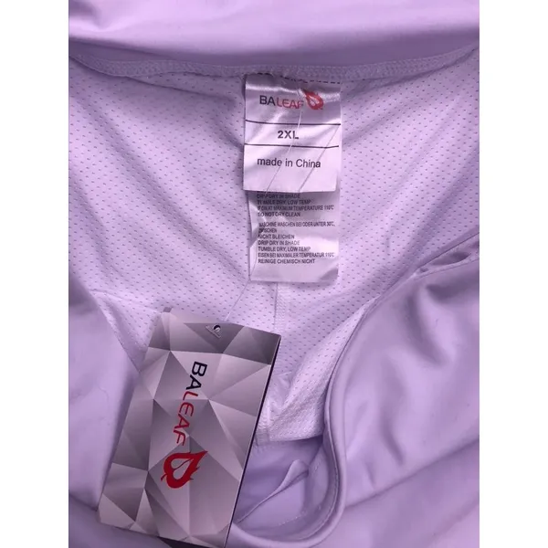 Baleaf‎ Skort Women 2XL White New Pleated Athletic Tennis Golf Skirt - Image 2
