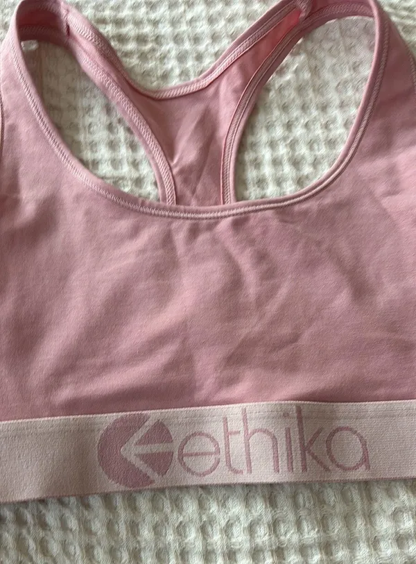 Ethika NWT Dusty Rose Sports Bra - Image 4