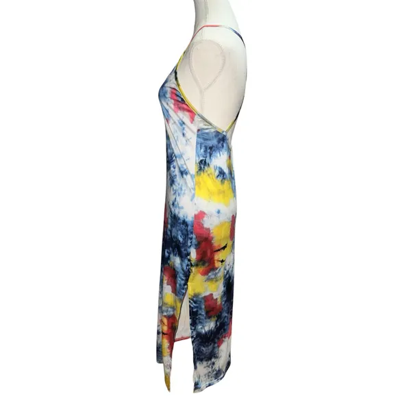 Tie dye maxi dress Multiple Size L - Image 2