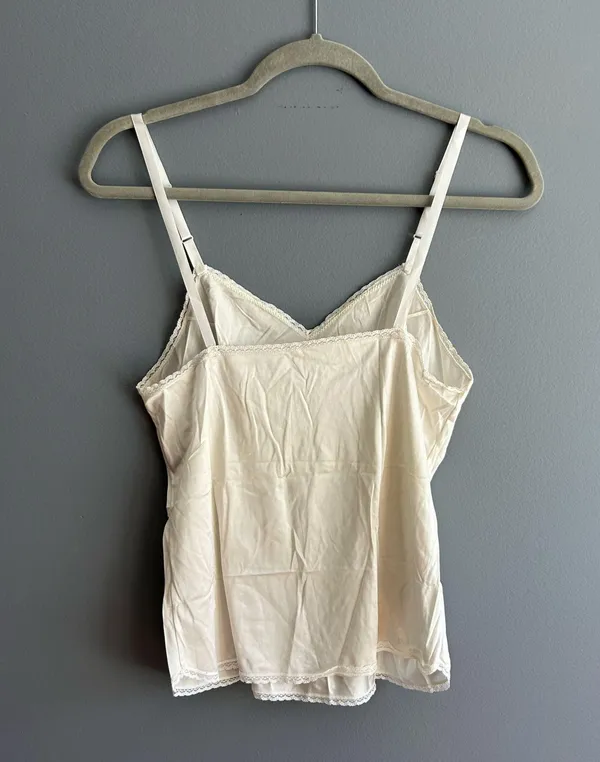 Cream colored slip tank top (XS/S) - Image 7