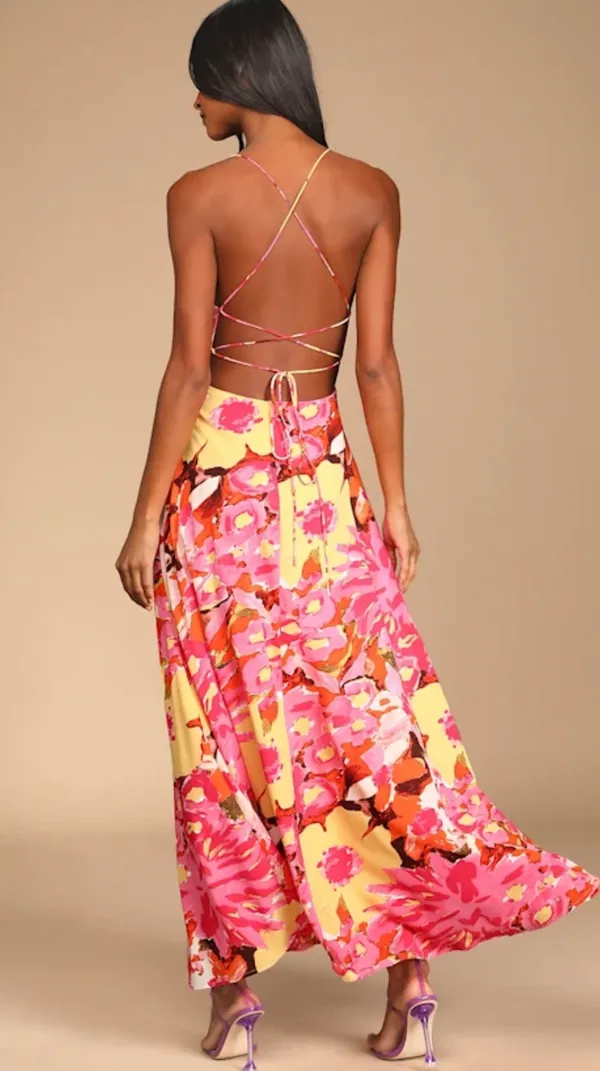 Lulu’s Spaghetti Strap Maxi Dress - Image 2