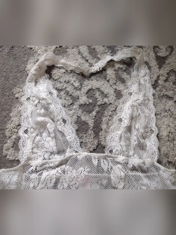 Victoria's secret White Lace Lingerie - Image 2