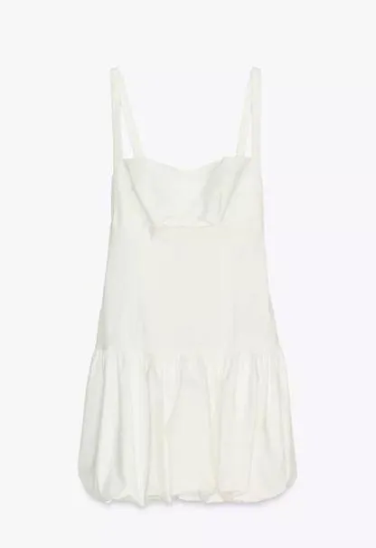 Zara mini dress balloon cut out Elegant White Sleeveless Dress - Image 14