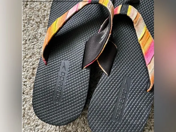 Speedo Wedge Flip Flop Sandals Size 9 Beach Resort - Image 2