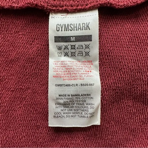 Gymshark Women's Maroon Athletic Jogger Pants, Sz Medium - Image 10
