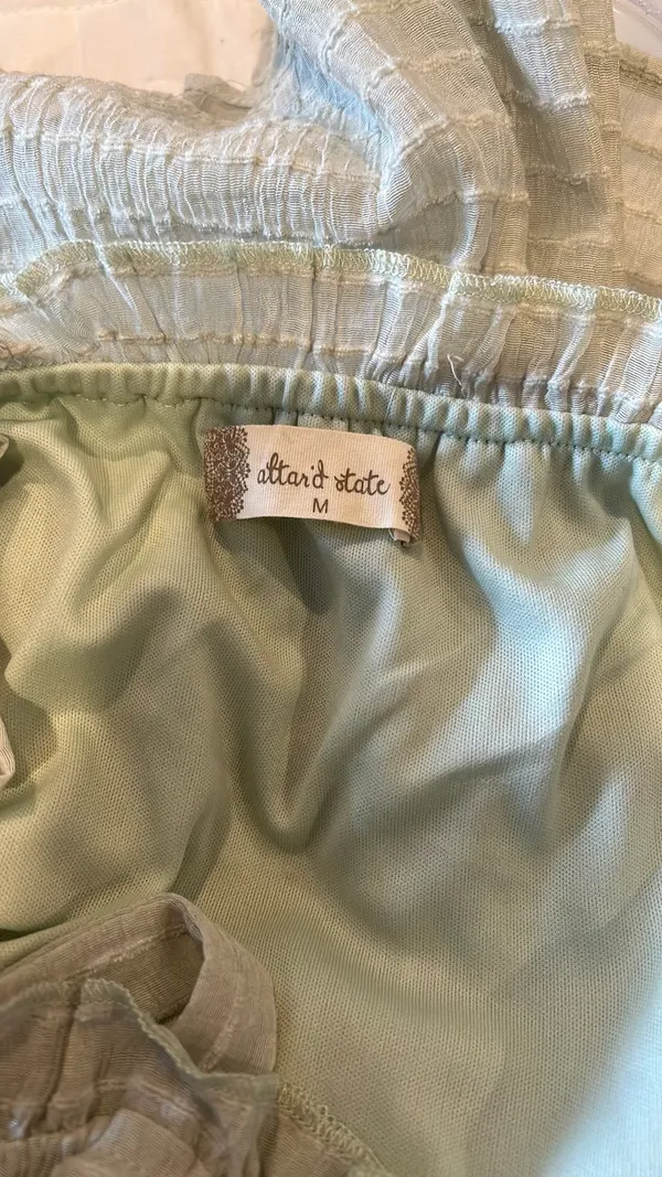 Altar'd State Sage Green Dress - Image 3