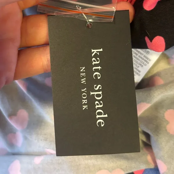 NWT kate ♠️ spade New York Heart Print pajama set sz L - Image 6