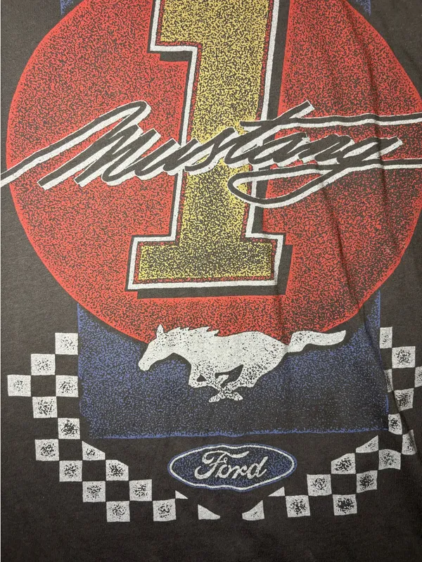 Ford Mustang Graphic T-shirt Size XS - Image 4
