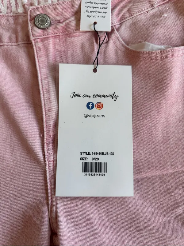 VIP Pink Cargo Boyfriend Jeans Size undefined - Image 8