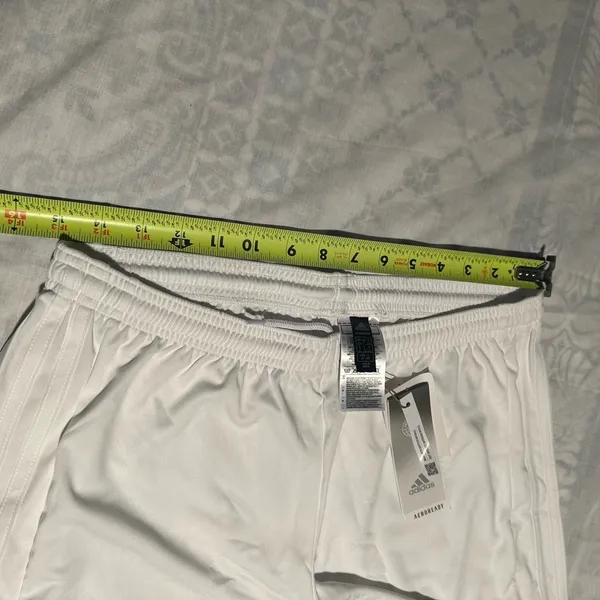Adidas Women's Athletic White Shorts - Image 10
