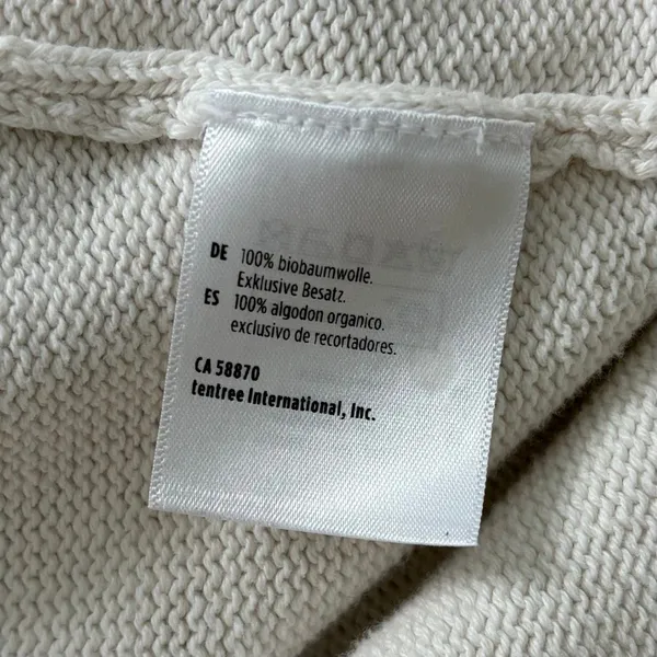 Tentree Anoba Cardigan Ivory Size Large - Image 7