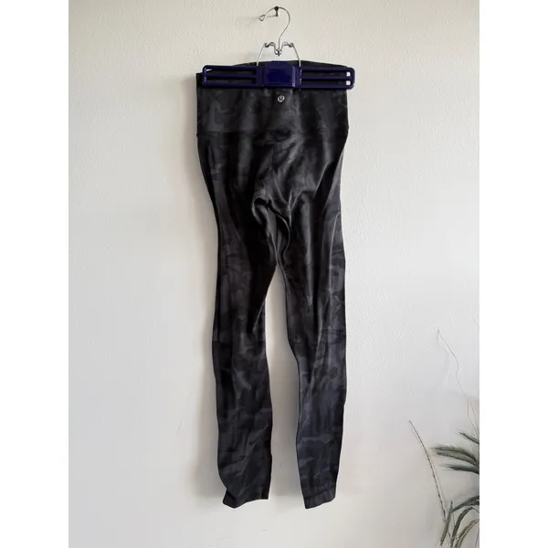 Lululemon‎ Align High-Rise Pant 25 Camo Deep Coal Multi Size 4 Nulu Leggings - Image 2