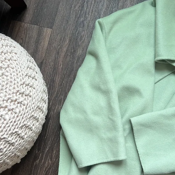 Mint Colored Coat Green - Image 2