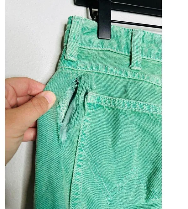 WRANGLER Green Casey Jones Carpenter Denim Jeans Size 29x30 - Image 11