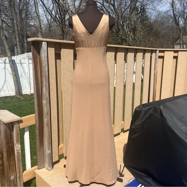 Vtg Nicole Miller Two-Tone Floor Length Sleeveless Formal Dress Size 10 Prom - Image 5