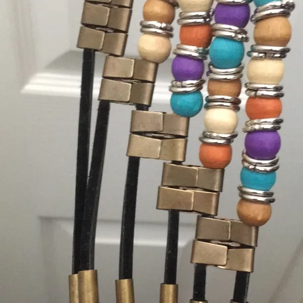 FINAL MARKDOWN Beaded Leather Belt - Image 10