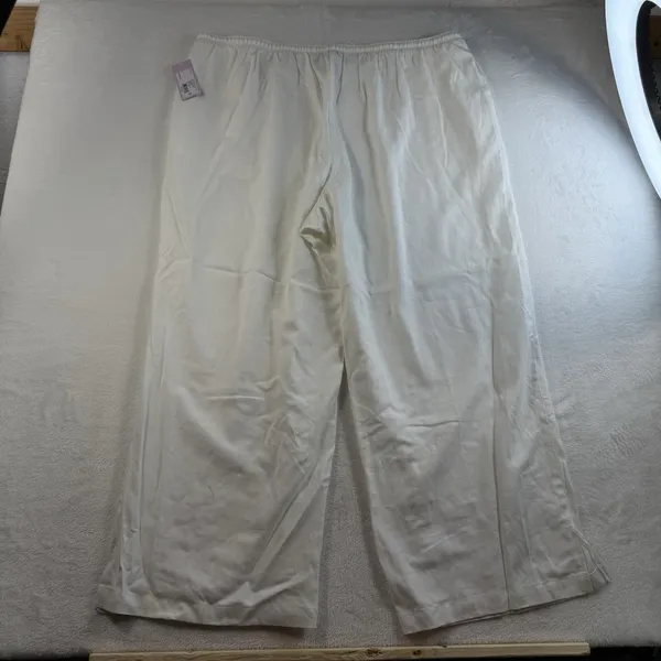 Wild‎ Fable Plus 1X Linen Blend Wide Leg Pants Relaxed Baggy Resort Boho Women’s - Image 15