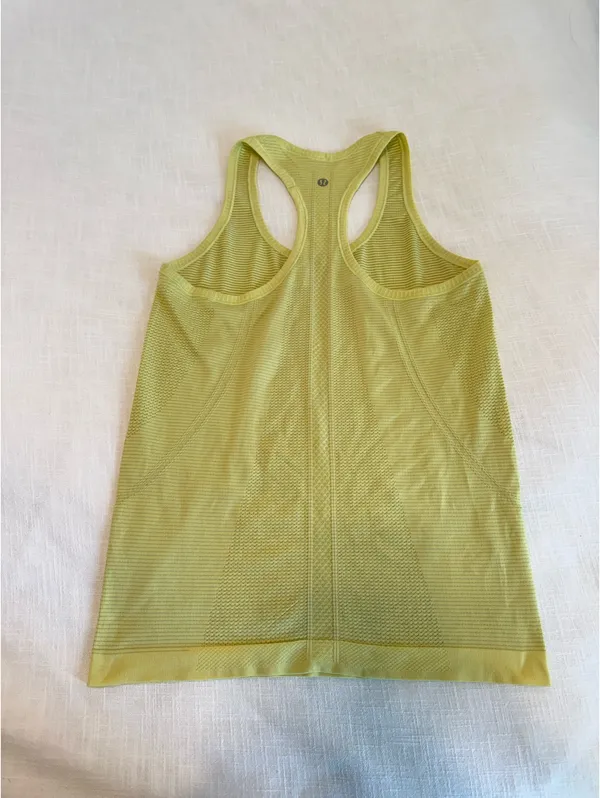Lululemon Swiftly Tech Tank Racerback Yellow - Image 2