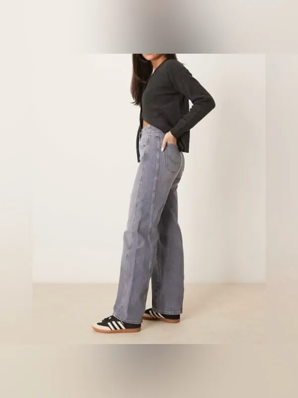 NWOT Free People We the Free Aster Straight Leg Jeans - slate grey - 27 - Image 4