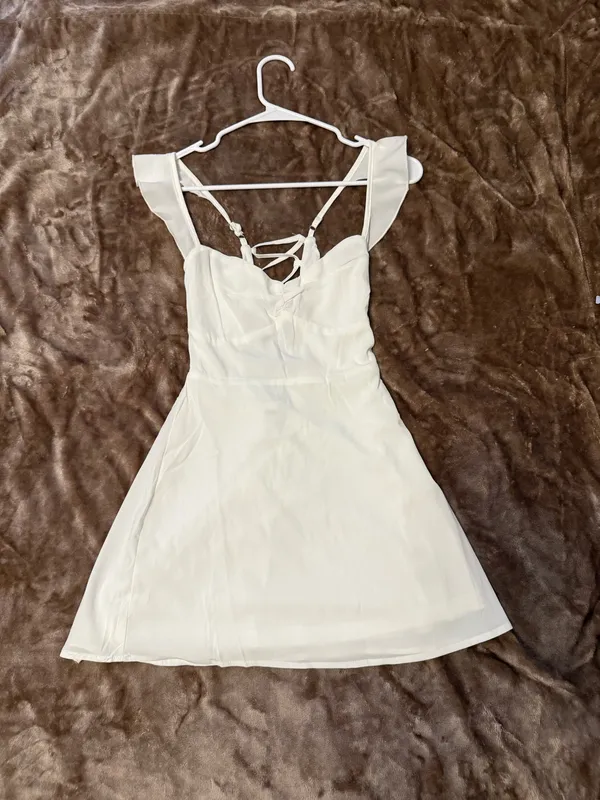 Princess Polly White Dress Petite - Image 2