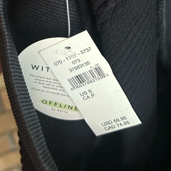 NWT OFFLINE By Aerie Seamless Cable High Waisted Legging 7/8 Size Small - Image 7