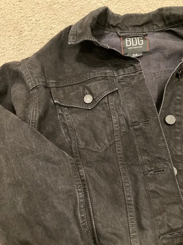 Black Denim Jacket - Image 4