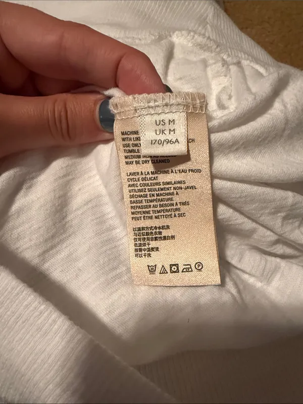 Anthropologie Wide Neck White Long Sleeve - Image 4