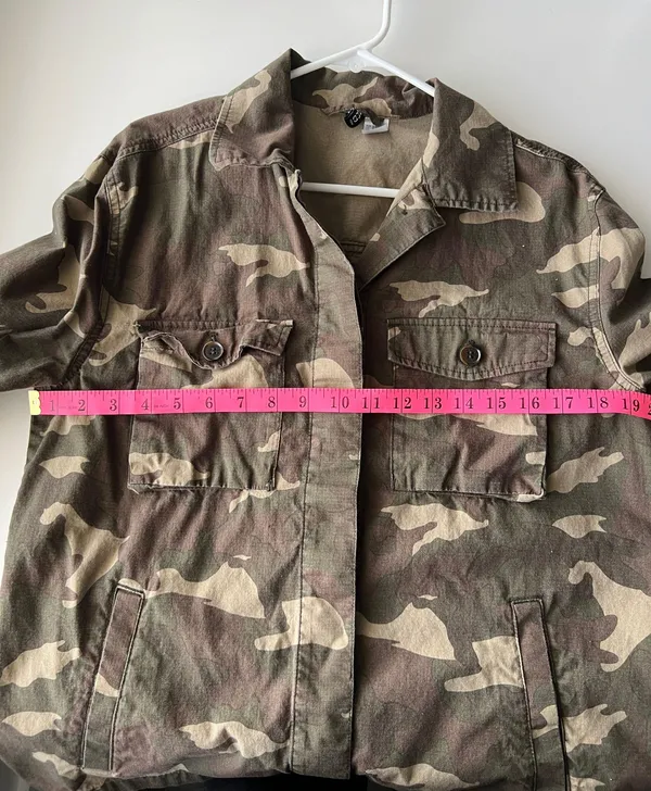 Army Green Military Jacket Multiple - Image 4