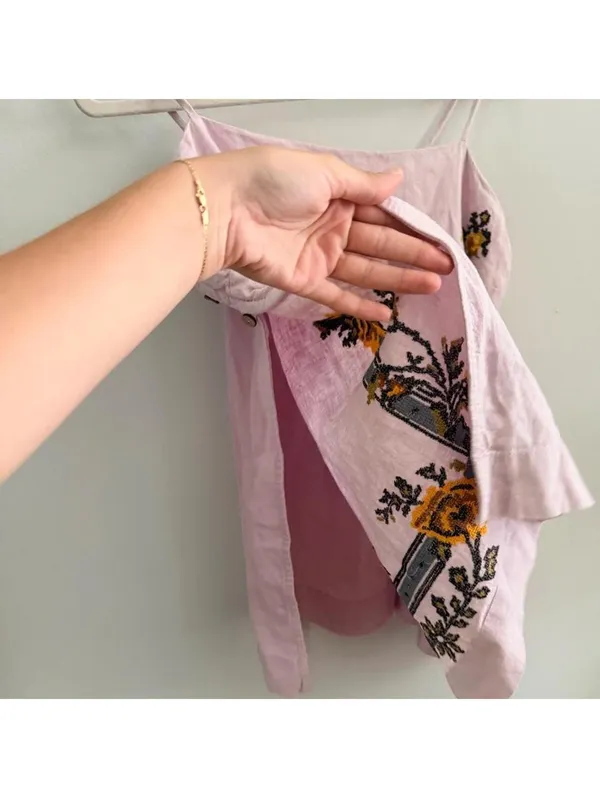 Free People Sightseer Embroidered Top - Image 3