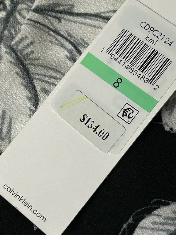 Calvin Klein Women’s Black & White Floral Print Dress SZ 8 NWT - Image 11