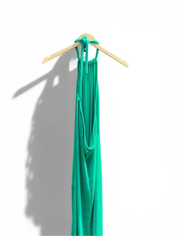 ASOS DESIGN Green Halter Neck Maxi Dress, Size US 6 (UK 10) - Image 7