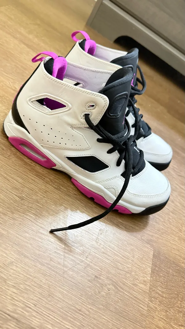 Nike Air Jordan Flight Club 91 Girls Sneakers Shoes Size 6Y - Image 2