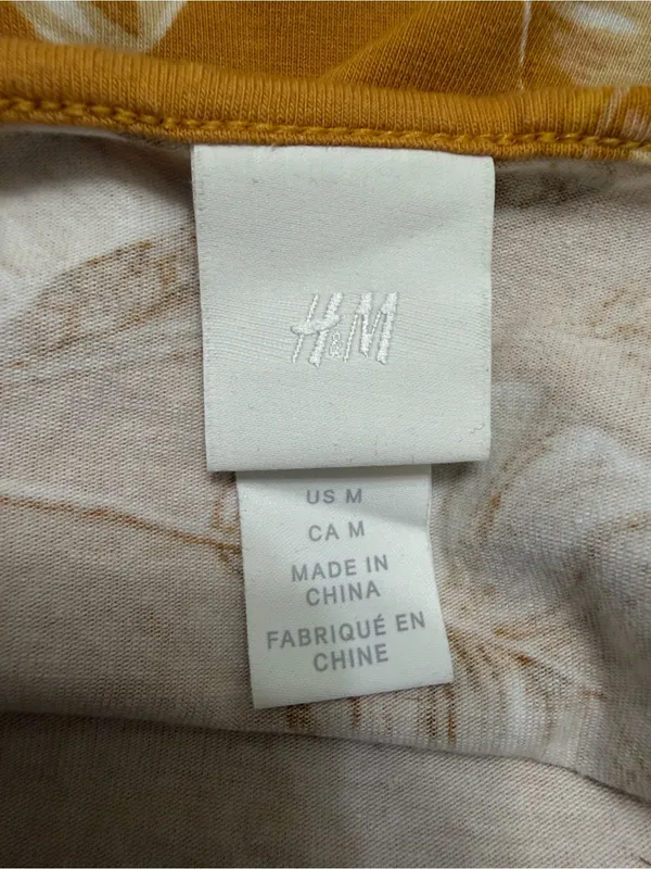 H&M Sleeveless Printed Bodysuit Size Medium - Image 7