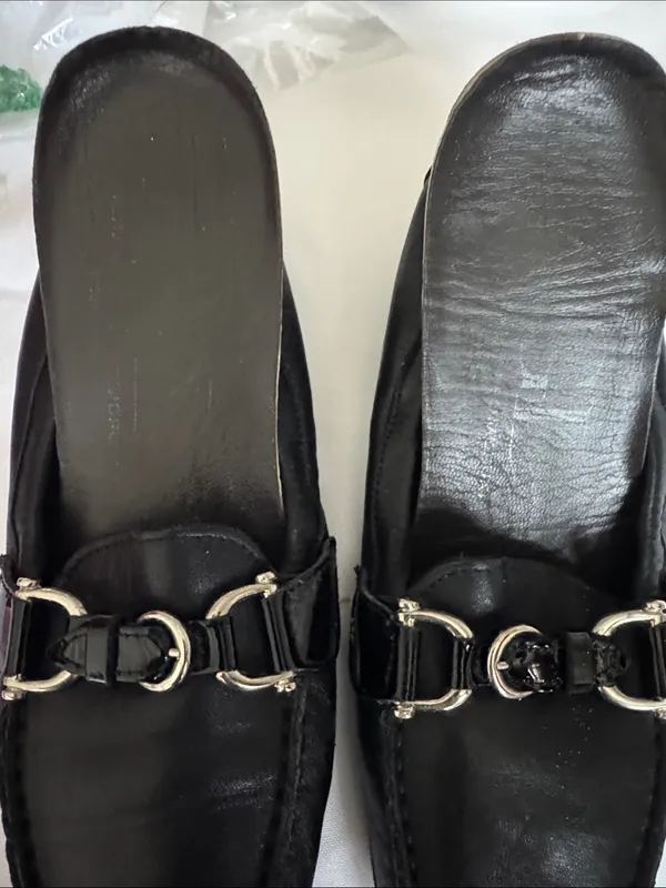 Agl Black Leather Slip - Image 5