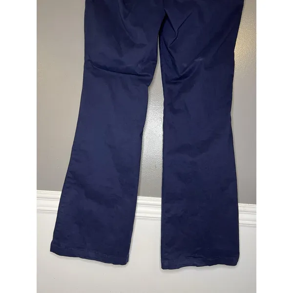 American Eagle Outfitters Pants Womens 16 Long Blue Chino Straight Leg Stretch - Image 6