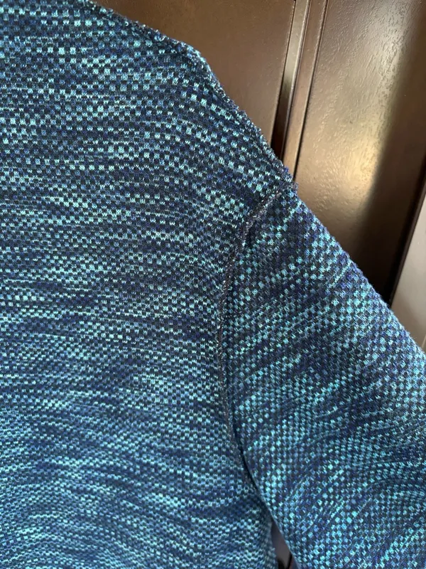 Like New Free People We The Free Sunny Days Turtleneck Top Blue Generous Small - Image 8