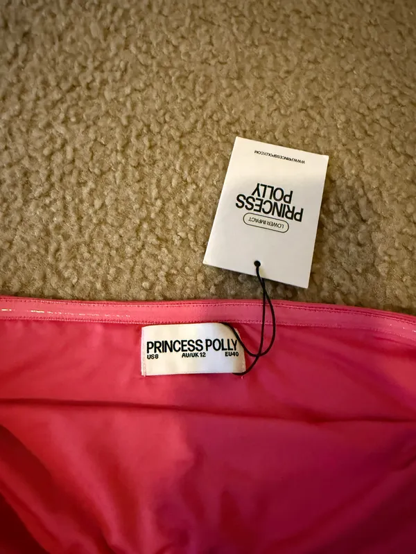 Princess Polly Pink Strapless Mini Dress - Image 3