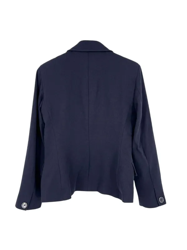 Ralph Ralph Lauren Vintage Double Breasted Wool Peacoat Jacket Navy Blue Size 8 - Image 6