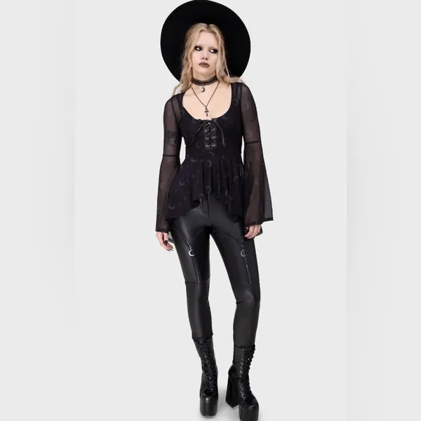 NWT Killstar Vaultlum pants sz L - Image 10