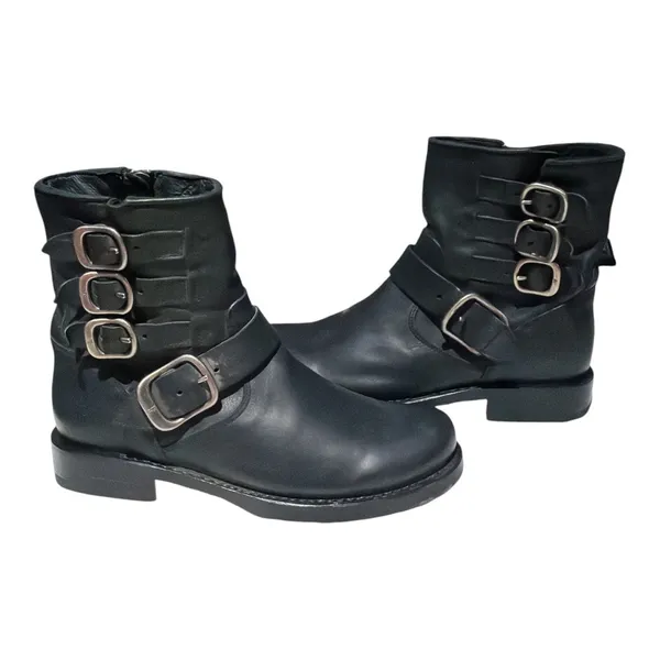 Frye Women's Veronica Belted Short Boot Black Size 5.5 M - Image 2