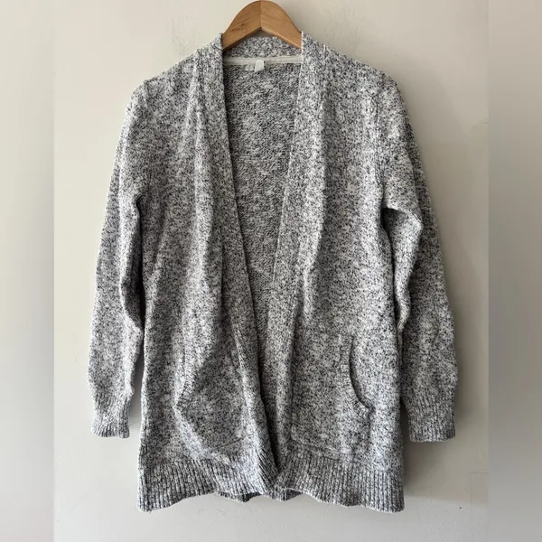 L.L. Bean Women's‎ Cotton Ragg Sweater, Open Cardigan - Image 2