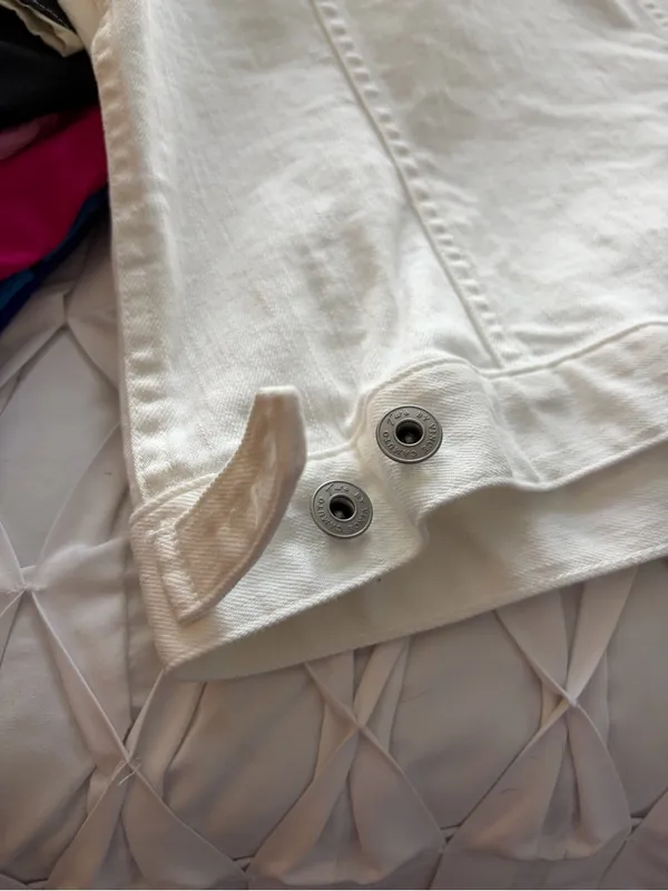 Vince Camuto White Sleeveless Jacket Vest - Image 5