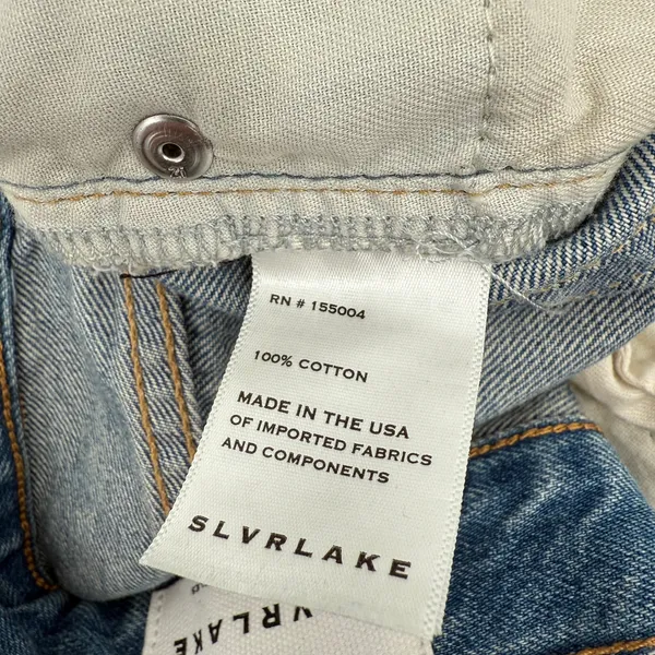 Slvrlake London Jeans SZ 27 NWT Shakedown Straight Leg Distress Denim High Waist - Image 17