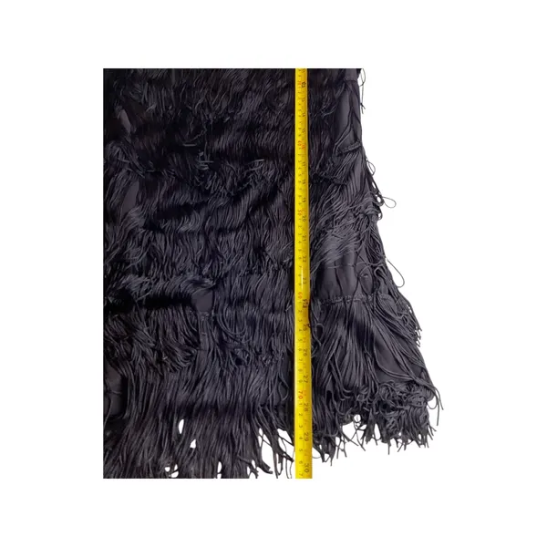Balera Sequin Fringe One Shoulder Dress‎ Black Sleeveless Flapper Costume - Image 6