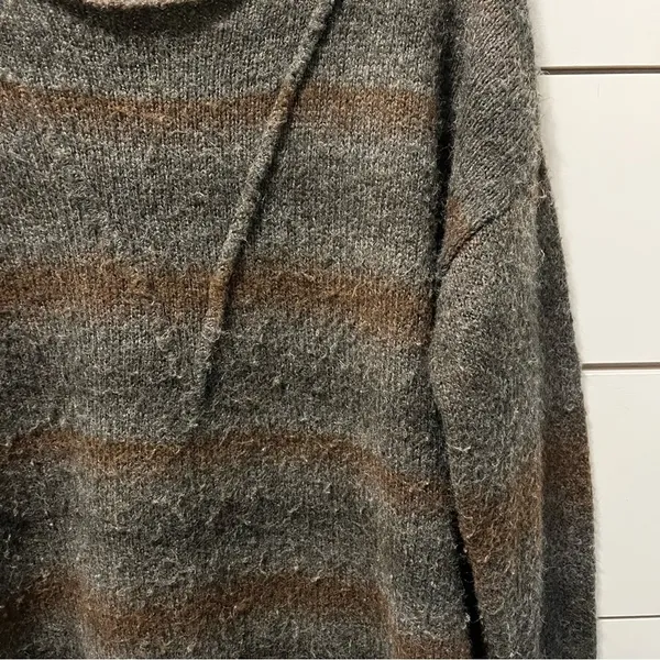 Anthropologie Moth Stripe Wool Blend Sweater - Image 4